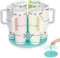 Upgraded Water Bottle Organizer for Stanley 40 oz/30 oz/20 oz,Rotating Stanley Cup Organizer Holder,Tumbler Holder Organizer, Easy to Install Kitchen Organizers and Storage for Stanley Cup Accessories