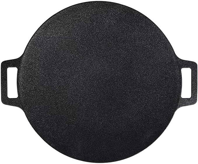 Grill pan,grill pan for indoor cooking,grill pans for stove tops,15" Round BBQ Griddle for Induction,Gas Stove, Electric Cooktop, Indoor or Outdoor Grilling.
