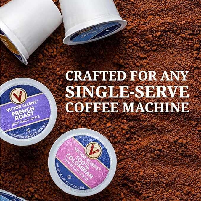 Victor Allen's Coffee 100% Colombian, Medium Roast, 120 Count, Single Serve Coffee Pods for Keurig K-Cup Brewers