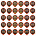 EKOCUPS Organic & Fair Trade Gourmet Hot or Iced Coffee Single Serve Cups for Keurig K Cup Brewer Variety Pack Sampler, 30 Count