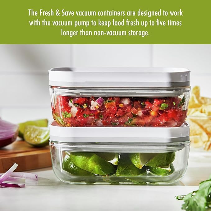 ZWILLING Fresh & Save Glass Airtight Food Storage Container, Meal Prep Container - Small
