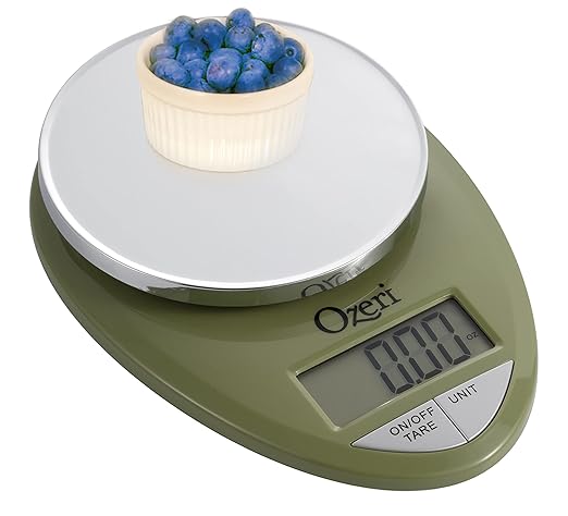 Ozeri Pro Digital Kitchen Food Scale, 0.05 oz to 12 lbs (1 gram to 5.4 kg)