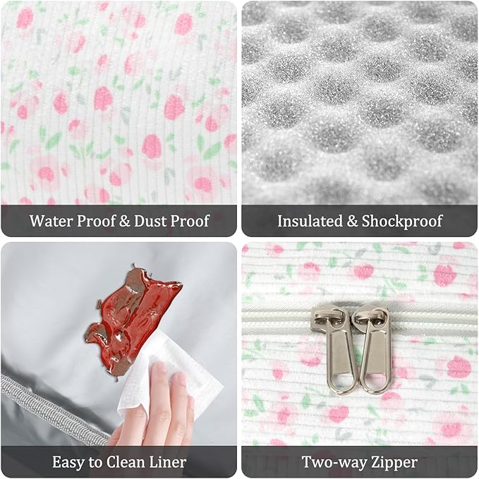 Insulated Lunch Bag for Women Men Large Reusable Lunch Box Adult Leakproof Portable Cooler Tote Bags for Work Picnic