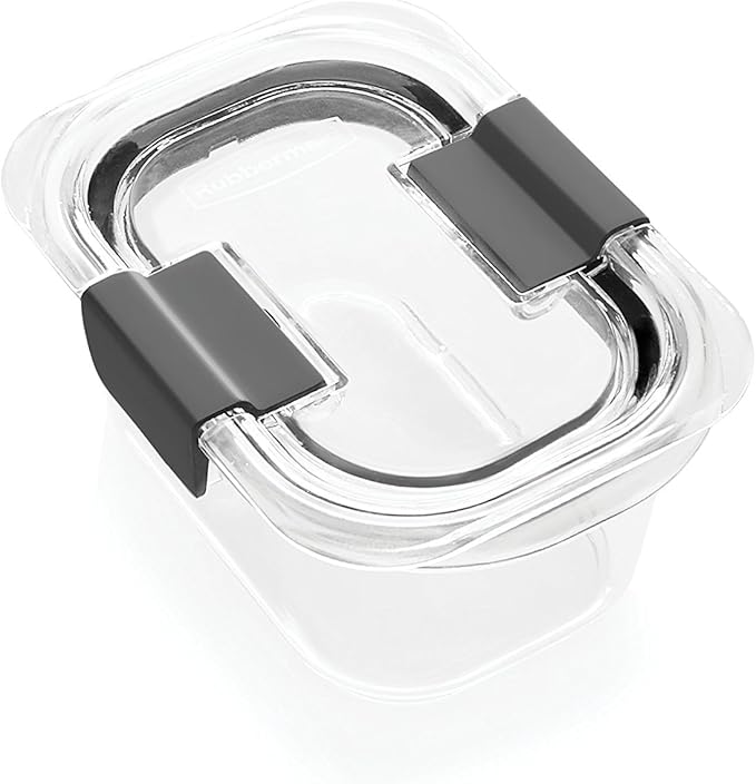 Rubbermaid Brilliance Food Storage Container, Small, 1.3 Cup, Clear 1991155