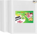 MakMeFre 200 Quart Size 8" x 12" Vacuum Sealer Bags with BPA Free and Heavy Duty,Great for Food Storage Vaccume Sealer PreCut Bag
