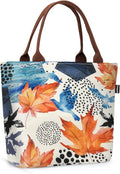 Gloppie Insulated Lunch Tote for Women | 9L Leakproof Cooler Bag with Maple Leaf Design | Thermal Work Lunch Bag for Office, Picnic & Gym