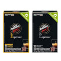 Caffè Vergnano 1882 Napoli & Intenso Espresso Capsules – Strong Italian Coffee Pods, Compatible With Original Line Machines – 4 Pack, 10 Count Each