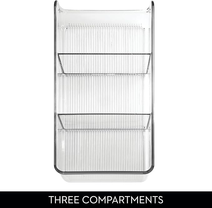 InterDesign Linus Kitchen, Pantry, Refrigerator, Freezer Storage Container, Clear