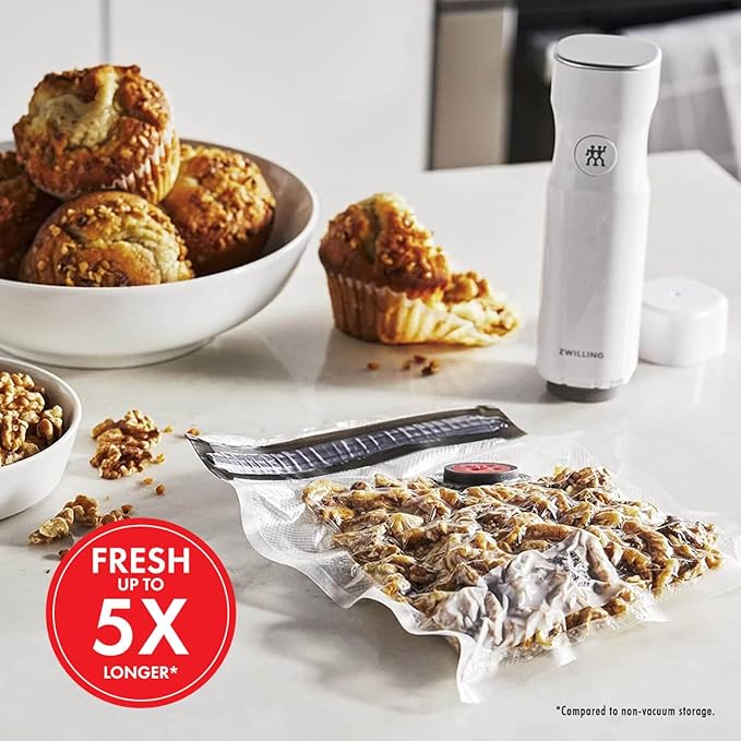 ZWILLING Fresh & Save 20-Piece Vacuum Sealer Bags, Sous Vide Bags - Assorted Sizes