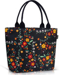 Gloppie Lunch Bag Women Insulated Lunch Box Leakproof Lunch Tote Bag for Work Cute Cooler Bags Stylish Flower