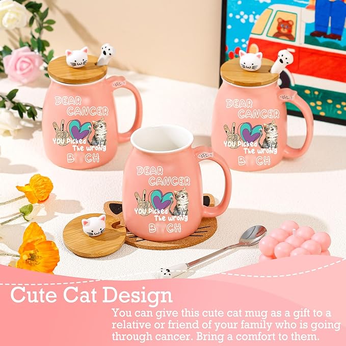 Gifts for People with Cancer Funny Mug Care Gift For Woman Get Well Gift for Women After Surgery Breast Cancers Gifts for Woman Thinking of You Presents for Womens Feel Better Present