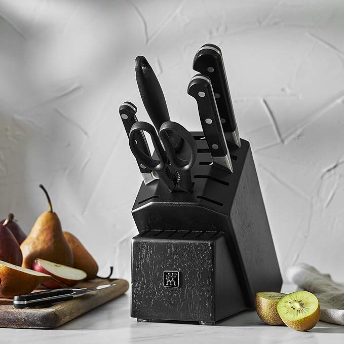 ZWILLING Pro 7-pc Knife Block Set - Black