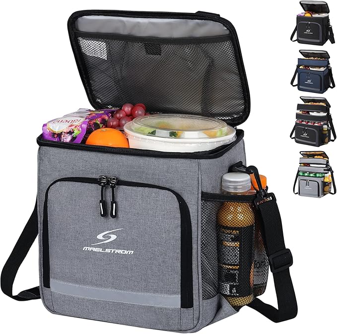 Maelstrom Lunch Box for Men,Insulated Lunch Bag Women/Men,Leakproof Lunch Cooler Bag, Lunch Tote Bag