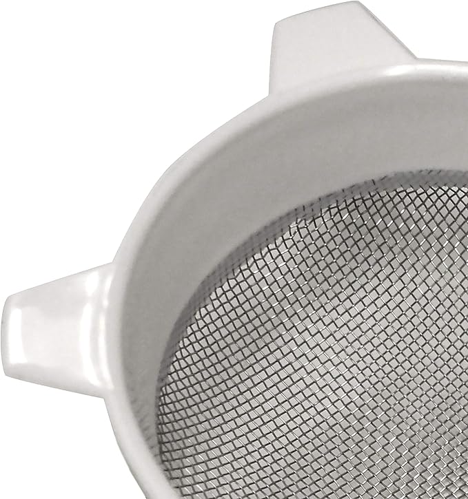 Norpro 2135 Stainless Steel Strainer, 5", White
