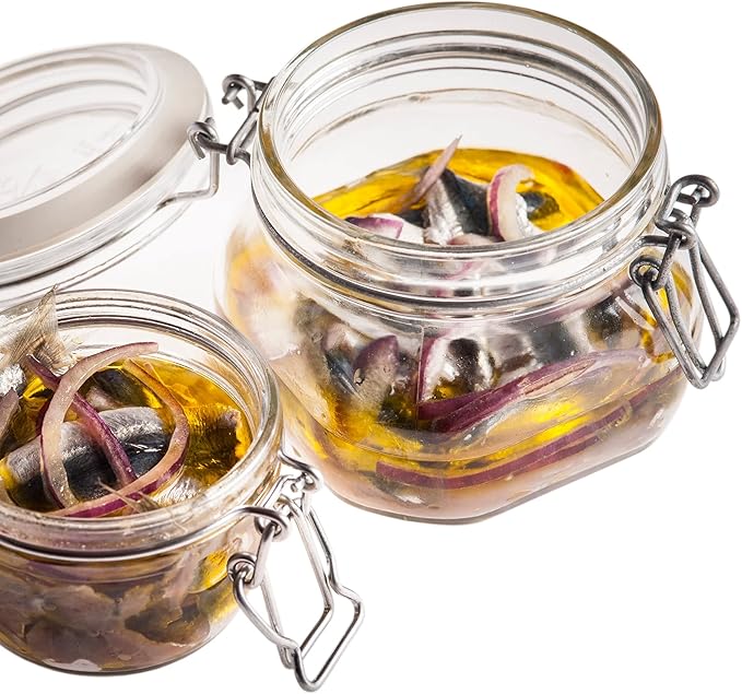BORMIOLI ROCCO .5L Glass Canning Jar, 1 EA