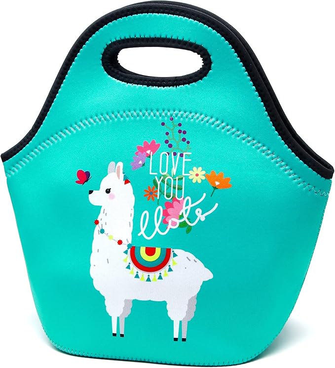 Neoprene Lunch Bag for Women Insulated Lunch Tote Bags Washable Lunch Container Box for Work Picnic Lightweight Meal Prep Bags for Men