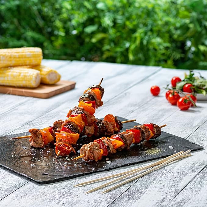 GUSTO [12 Inch - 100 Count] Bamboo Skewers for Shish Kabob, Grilling, Fruits, Appetizers, and Cocktails (Formerly Comfy Package)
