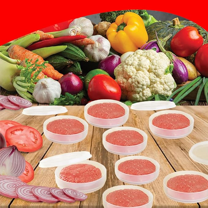 Hamburger Containers Are A Kitchen Essential, A Must-Have For Hamburger Lovers: Organize Your Kitchen Space, Simplify Meal Prep, Optimize Freezer Storage, Enable Portion Control, Preserve Flavor