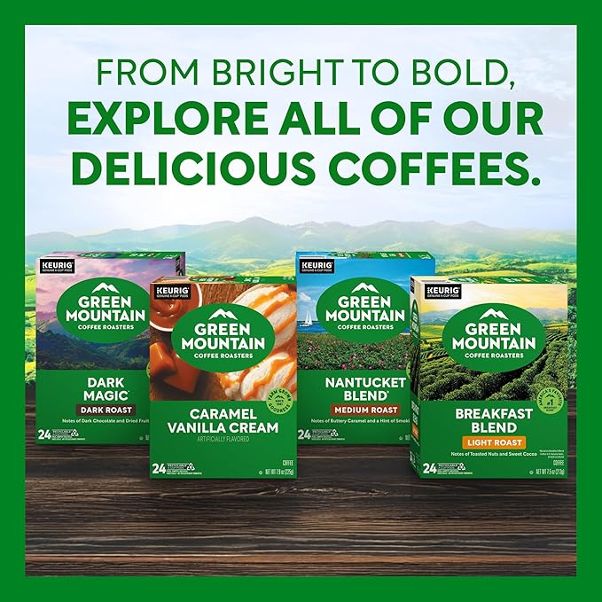 Green Mountain Coffee Roasters French Vanilla Coffee, Keurig Single-Serve K-Cup pods, Light Roast, 96 Count