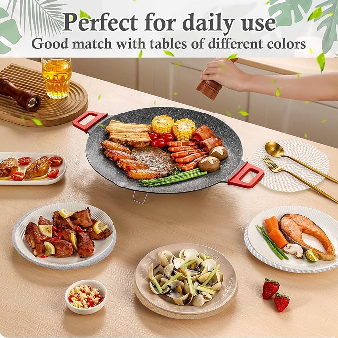 Billbotk 7" Trivets for Dishes, Pots and Pans, 4 Heat Resistant Hot Pads, Pot Holders for Kitchen, Plate Mats for Kitchen Decor (Gray & Brown)