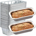 Spare Essentials (65 Pack) 2Lb Foil Bread Pans for Baking, Disposable Bread Pans - Perfect for Baking Banana Bread, Cakes & Meatloaf - 2 Pound Aluminum Pans for Food Serving - 8.5" X 4.5" X 2.5"
