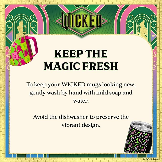 Dragon Glassware x Wicked 12 oz Stainless Steel Camp Mug with Lid - Insulated Camping Mug for Coffee, Tea, Matcha, Hot Beverages - Black