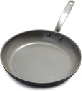 GreenPan Chatham Hard Anodized Healthy Ceramic Nonstick, 11" Frying Pan Skillet, PFAS-Free, Dishwasher Safe, Oven Safe, Gray
