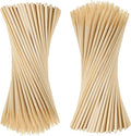 200PCS Bamboo Skewers 10 inch, Φ=4mm Wooden Skewers for Kabobs, Kabob Sticks, Fruit, BBQ, Grilling,Chocolate Fountain, Yakitori Chicken