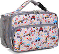 FlowFly Kids Lunch box with buckle Insulated Cooler Back to School Thermal Meal Tote Kit for Girls, Boys, Truck