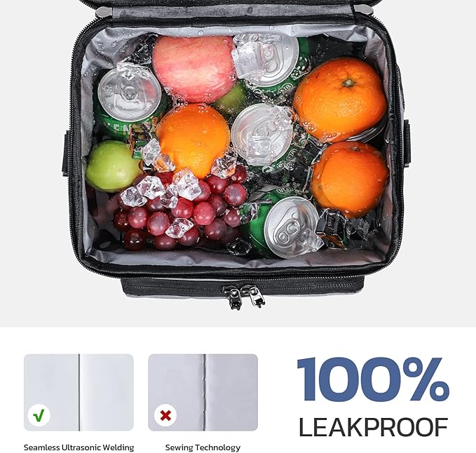 Maelstrom Lunch Box for Men,Insulated Lunch Bag Women/Men,Leakproof Lunch Cooler Bag, Lunch Tote Bag