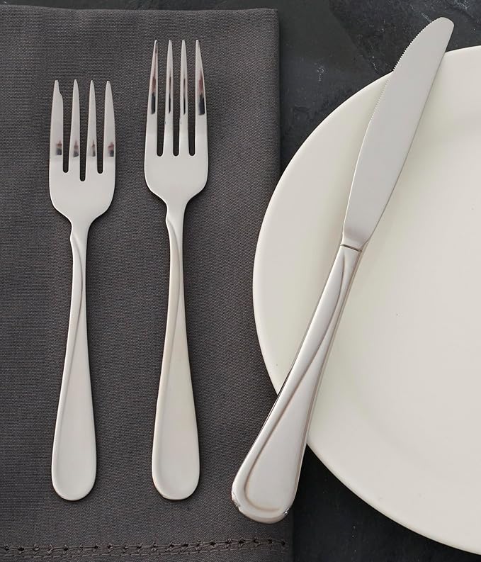 Oneida Flight Everyday Flatware Dinner Knives, 1.00 LB, Metallic