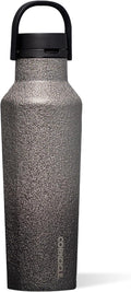 Corkcicle Sport Canteen - Keeps Drinks Cold 25 Hours - Stainless Steel Water Bottle - Triple-Insulated - Spill-Proof - Summer Drinkware Gift - Keeps Drinks Ice Cold - 20 oz - Steel Shadow