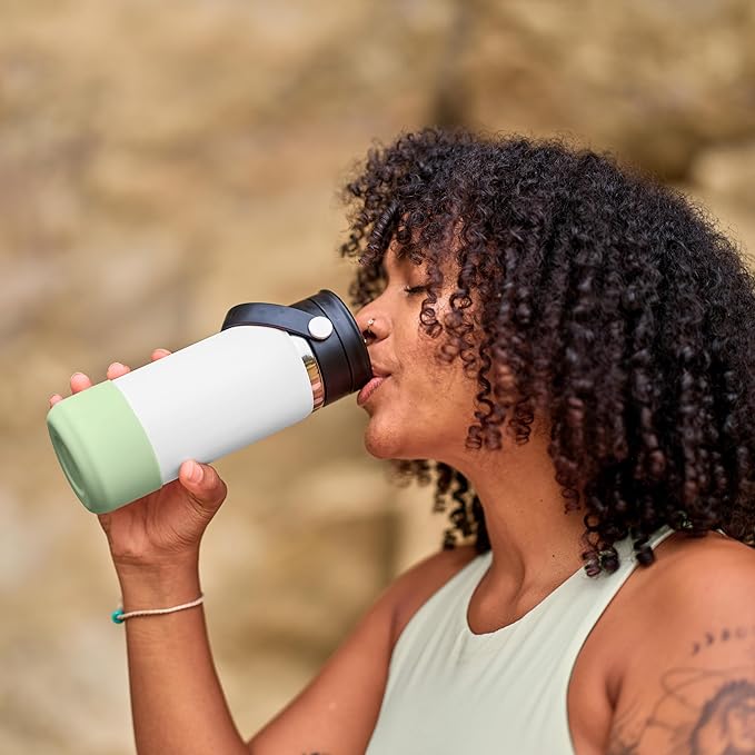Hydro Flask Flex Sip Coffee Tumbler – Insulated Stainless Steel, Non Spill, Leak Proof Travel Coffee Cup 16 Oz Cascade Blue