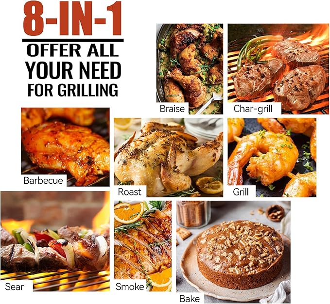 Z GRILLS Wood Pellet Grill Smoker with PID Control, Rain Cover, 700 sq. in Cooking Area for Outdoor BBQ, Smoke, Bake and Roast, 700D