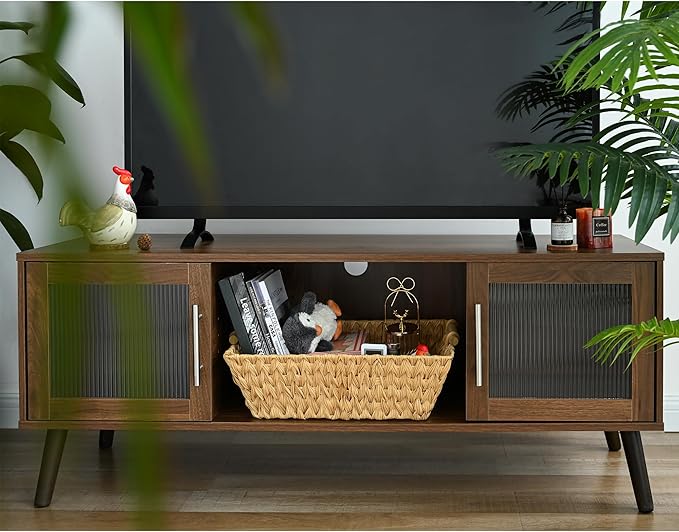 GRANNY SAYS 2-Pack Wicker Storage Baskets, Wicker Baskets for Organizing, Large Basket with Handles, Waterproof Woven Basket, Storage Baskets for Shelves
