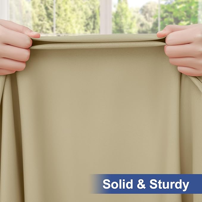 homing Rectangle Table Cloth Cover, Waterproof Polyester Elastic Fitted Tablecloth, Fits for 6 Foot Folding Tables, Washable Table Protector for Picnic, Camping, Outdoor (Taupe, 30" x 72")