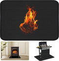 60×42 Inch Under Grill Mats for Outdoor Grill, Hearth Rugs for Fireplaces Fire Resistant, Gas and BBQ Grill Oil-Proof Water-Proof Protector for Decks, Patios and Indoor Grill