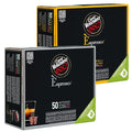 Caffe' Vergnano Medium Roast Espresso Bundle - Original Line Machine Compatible Arabica Robusta Italian Coffee For Nespresso Coffee Machines, Intenso & Napoli - 50 of Each Flavor (100 Capsules)
