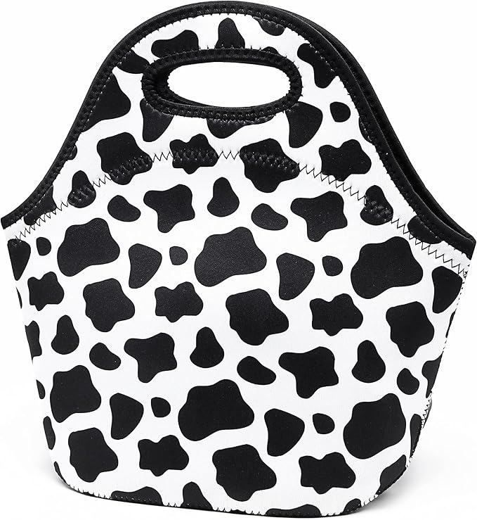 Neoprene Lunch Bag for Women Insulated Lunch Tote Bags Washable Lunch Container Box for Work Picnic Lightweight Meal Prep Bags for Men