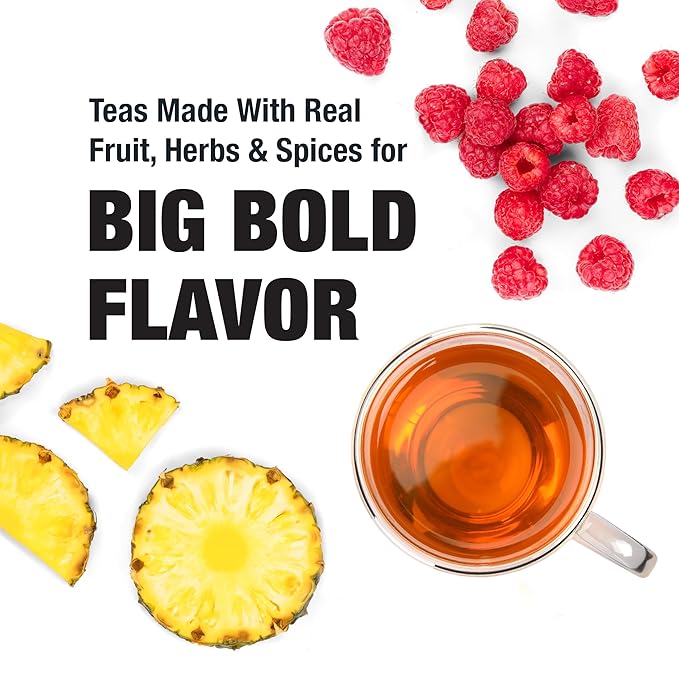 Tiesta Tea - Passion Berry Jolt, Loose Leaf, Raspberry Passion Fruit Black Tea, Premium Caffeinated Blend, Make Hot or Iced & Brews Up to 50 Cups, 4oz Refillable Tin
