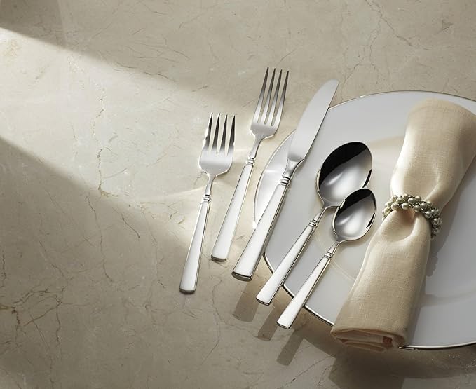 Oneida 2267004G Easton Fine Flatware Dinner Forks, Set Of 4