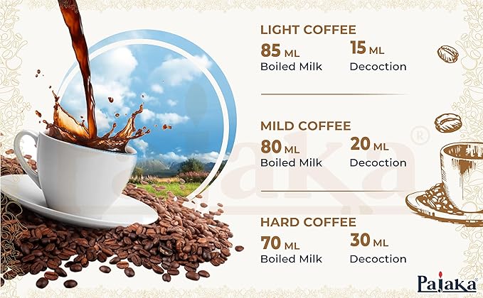 PAJAKA South Indian Filter Coffee Maker 2-4 Cup Mug Madras Kaapi Kappi Drip Decoction Maker Brewer Dripper Stainless Steel Medium Size (200 ML) | Pour Over Coffee Makers for Home & Kitchen