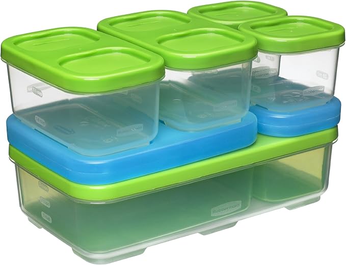 Rubbermaid LunchBlox Entrée Kit, Green