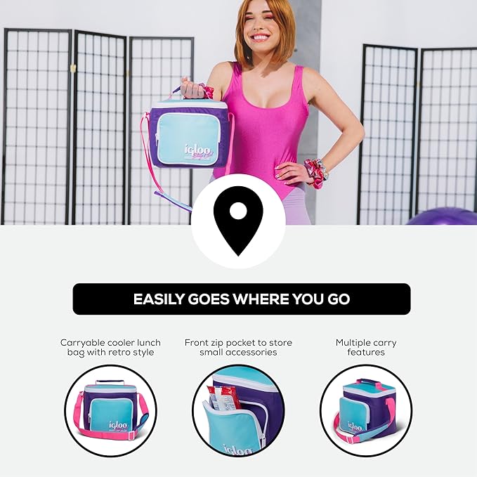 Igloo Retro Square Lunch Bag Cooler