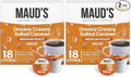 Maud's Decaf Salted Caramel Flavored Coffee Pods, 18 ct, Decaffeinated Medium Roast Flavored Coffee in Recyclable Single Serve Pods – 100% Arabica Beans, Compatible with Keurig K Cups Maker