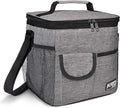 Tirrinia Insulated Large Lunch Bag for Women Men, Leakproof Lunch Box Containers for Adults, Work, School, Soft Lunchbox for Kids, Boys, Adult Cooler Bag for Picnic, Hiking,Beach