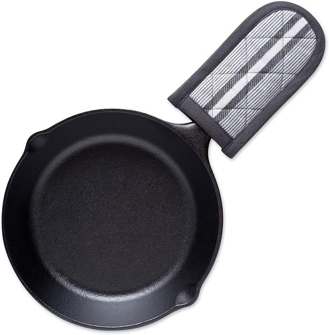 DII Double Strip Chef Kitchen Cooking & Baking Collection, Pan Handle Set, 6x3, Mineral Gray, 3 Piece