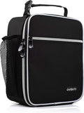 Lunch Bag, Durable Insulated Lunch Box Reusable Adults Tote Bag Lunch Bag for Men, Women, Adults (Black)