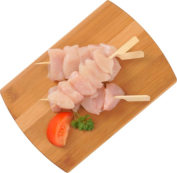 6 Inch Bamboo Skewers 200 PCS Wooden Skewers Sticks for Fruit Kabobs, Yakitori Chicken, Appetizers (6 Inch)