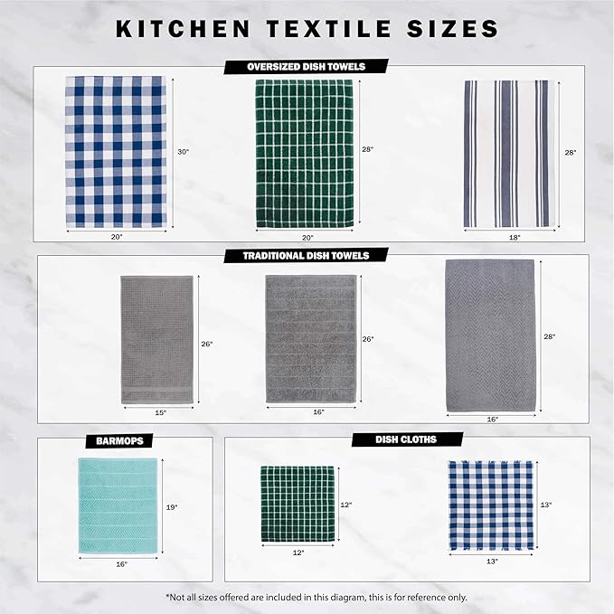 DII Cotton French Jacquard Dish Towels, Set of 3, Decorative Tea Towels for Everyday Kitchen Cooking and Baking-French Macaroons